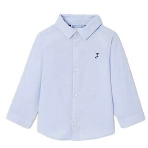 JACADI PARIS NWT Baby boy Oxford shirt Blue/white | Jacadi Paris Sz 6M formal